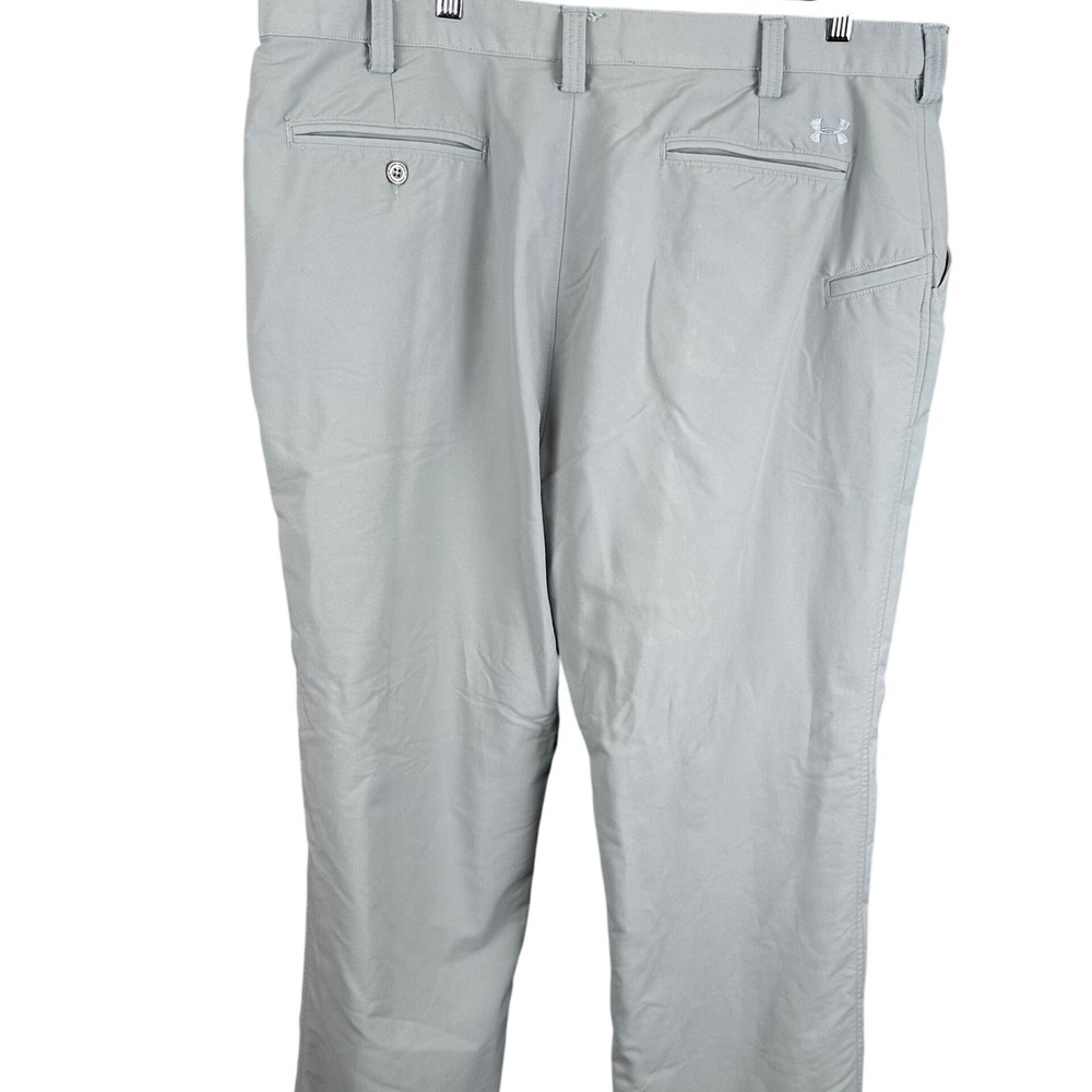 Under Armour Match Play Golf Pants Mens 40x32 Grey HeatGear 1236337 Stretch
